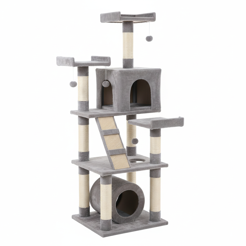 Rascador Torre Multifuncional para Gatos